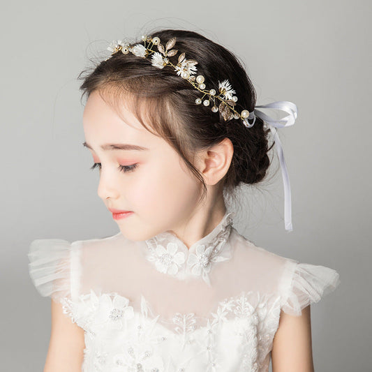 Children's Dress Accessories White Headband