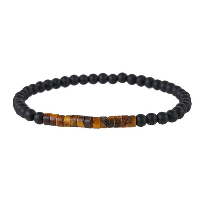 Men's Minimalist Turquoise Wooden Beads Trendy Funky Premium Bracelet Accessories