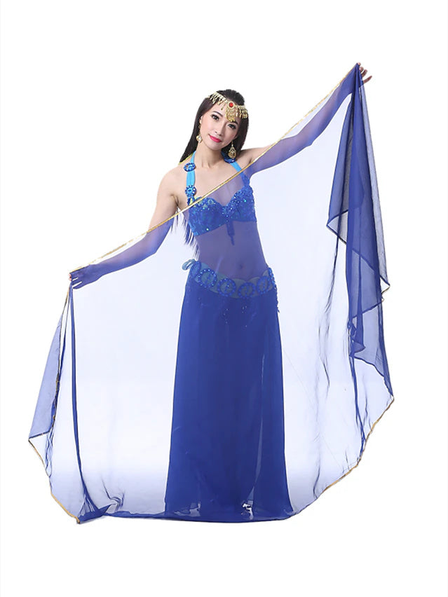 Belly Dance Accessories Veil Hand Scarf Women's Performance Chiffon Scarf