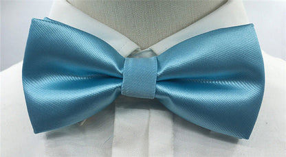 Men's Solid Colored Bow Tie Fashion Work Wedding Formal Classic Retro Bow