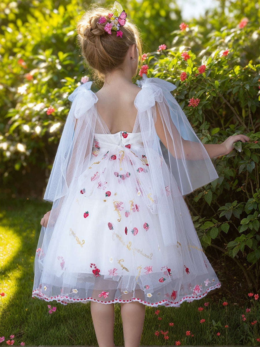 Tulle Knee-length Baby Girl Dress