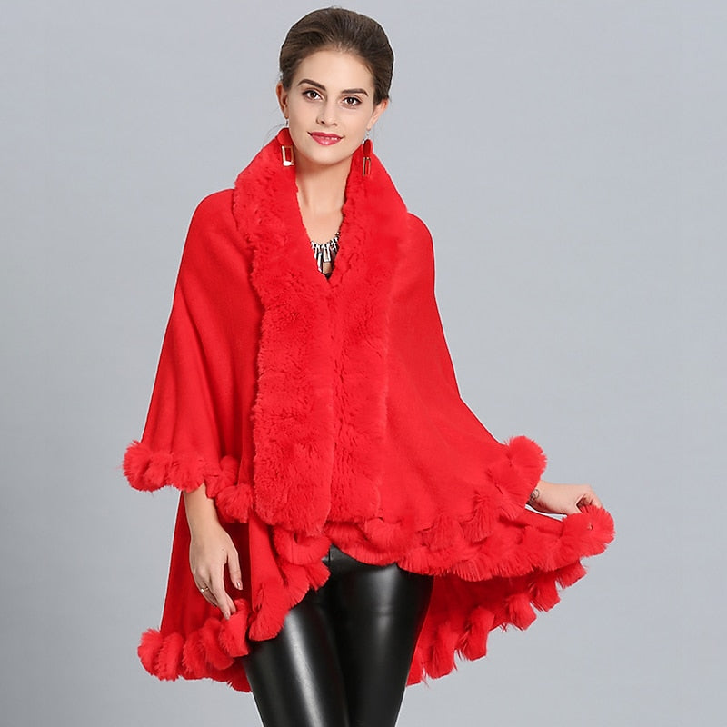 Women's Wedding Bridal Long Sleeves Wrap/Shawls With Pure Color & Split Joint