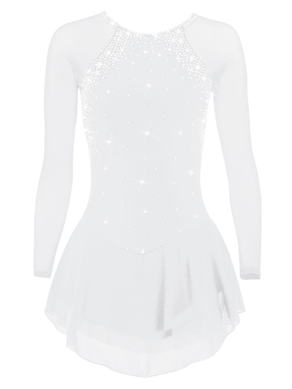 Figure Skating Dress Women's Girls' Ice Skating Dress with Classic Crystal/Rhinestone