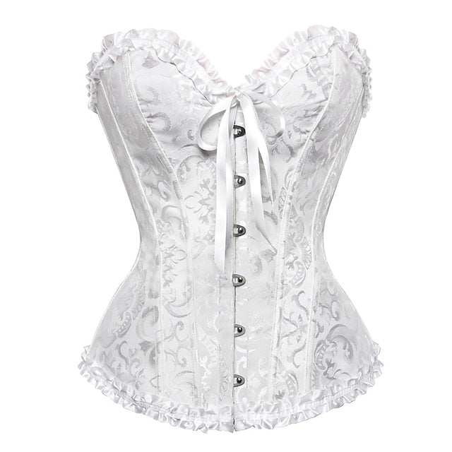 Women‘s Plus Size Sexy Ruffle Overbust Corsets