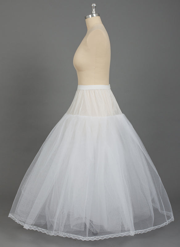 Ball Gown Slip Nylon/Tulle Netting 4 Tiers PLUS SIZE Petticoats