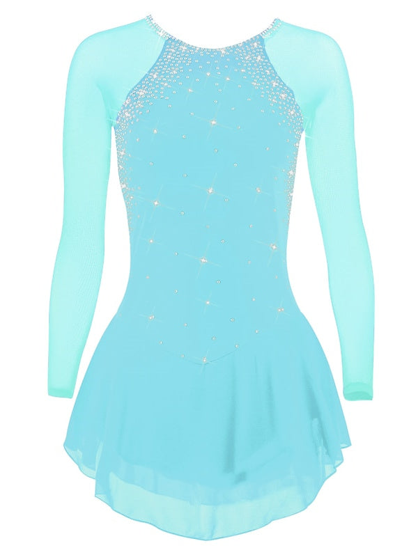 Figure Skating Dress Women's Girls' Ice Skating Dress with Classic Crystal/Rhinestone