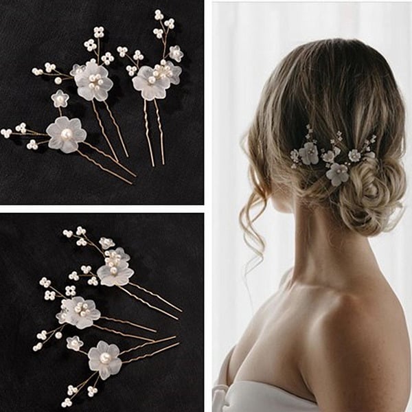 Beautiful Hairpins With Pearl (Set of 3)