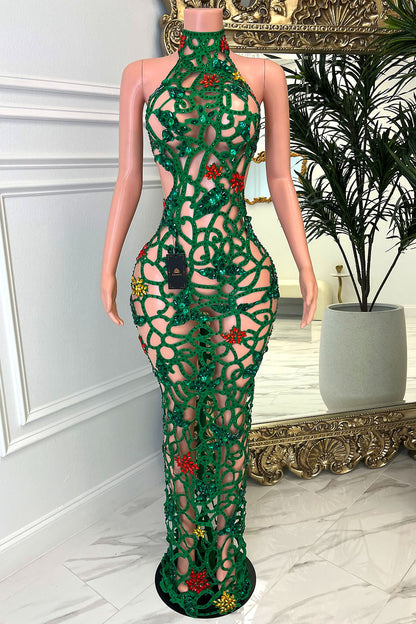 Amanda Green Dress (Ready To Ship)