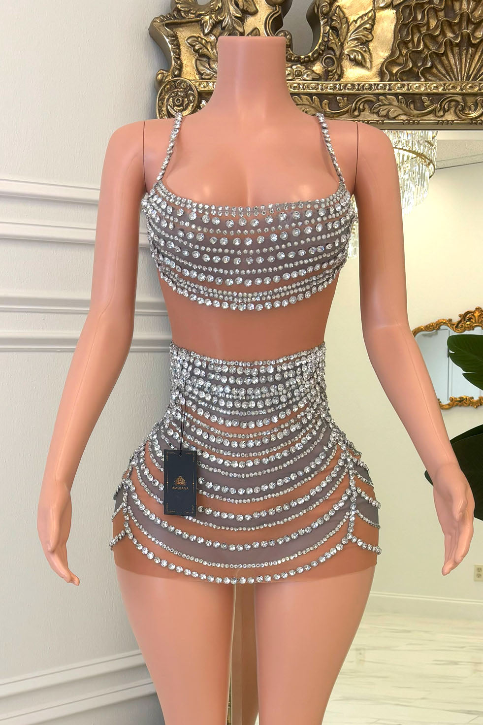 Stormy Diamante Dress