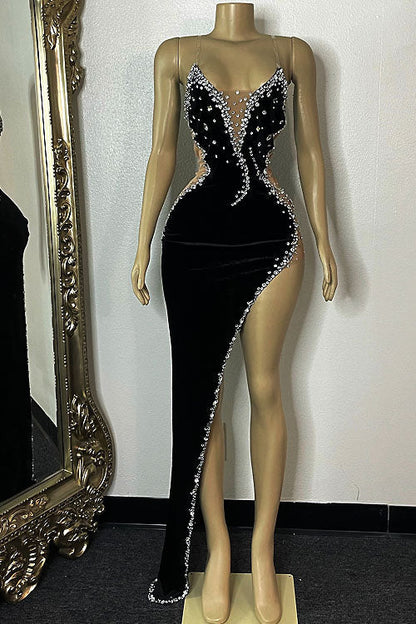 Monaco Diamante Dress (Ready to Ship)