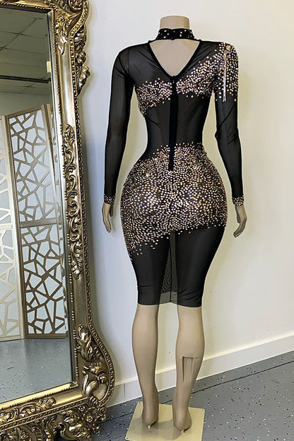 Accy Rhinestone Dress