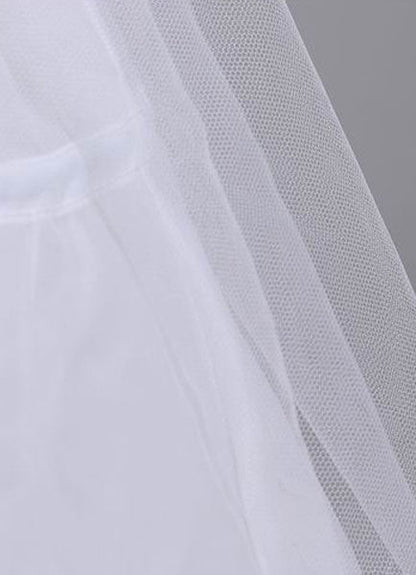 Tulle Ivory A Line Layer 3 Hoop Wedding Petticoat