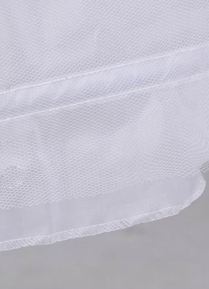 Tulle Ivory A Line Layer 3 Hoop Wedding Petticoat