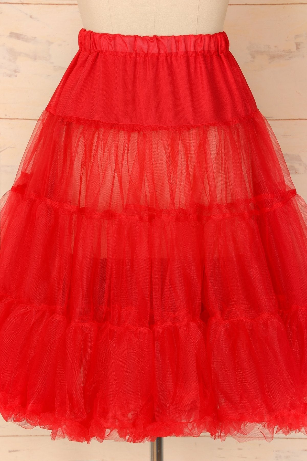 Tulle Red Petticoat