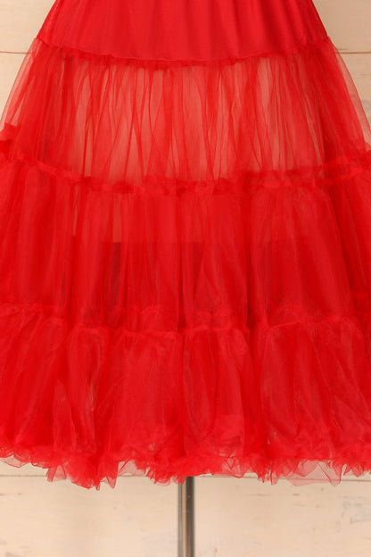 Tulle Red Petticoat