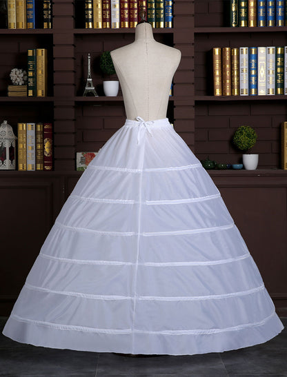 White Ball Gown Slip 1 tier Bridal Hoop Skirt Wedding Petticoat