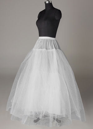 White Ball Gown Tulle 3 tier Bridal Crinoline Slip Wedding Petticoat