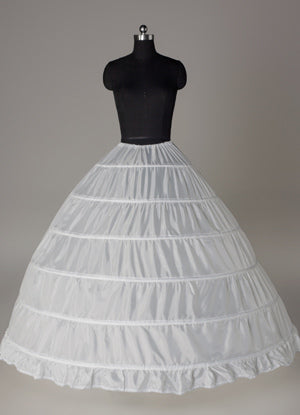 White Taffeta Full Gown Slip Bridal crinoline Wedding Petticoat