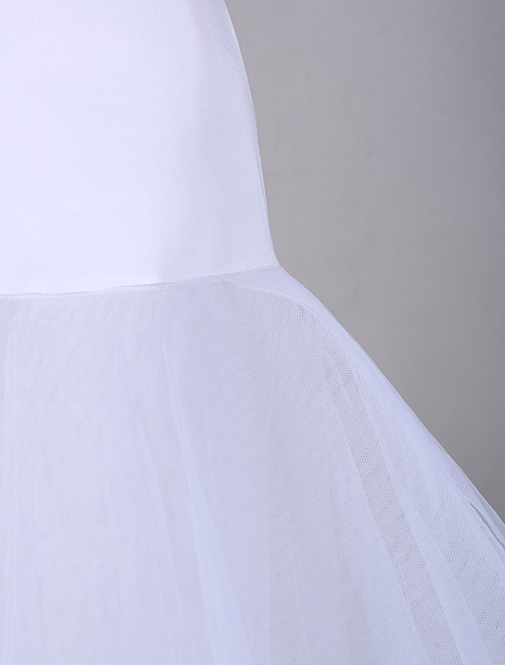 White Tulle A-Line Slip One Size Wedding Petticoat