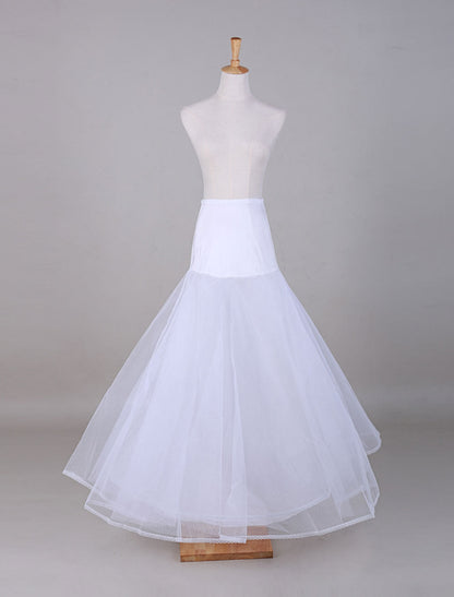 White Tulle A-Line Slip One Size Wedding Petticoat