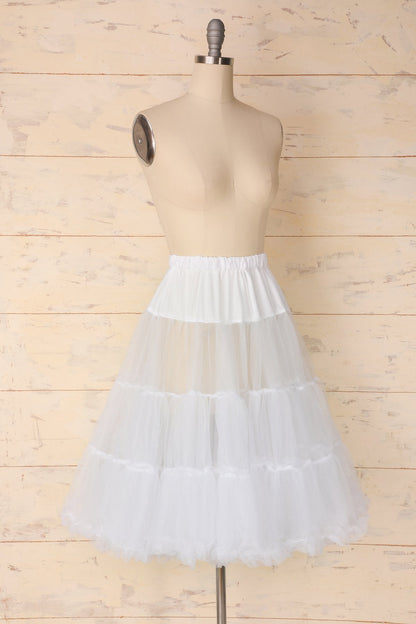 White Tulle Petticoat